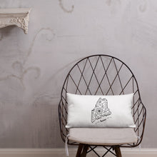 Load image into Gallery viewer, Maine ME State Map Premium Pillow