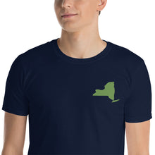 Load image into Gallery viewer, New York Unisex T-Shirt - Green Embroidery