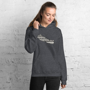 Nepal Map Unisex Hoodie Home Country Pride Gift
