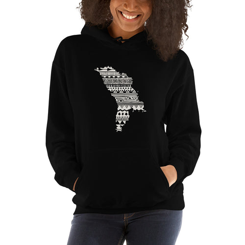 Moldova Map Unisex Hoodie Home Country Pride Gift