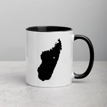 Load image into Gallery viewer, Madagascar Map Mug with Color Inside - 11 oz