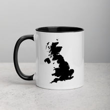 Load image into Gallery viewer, United Kingdom UK Map Mug with Color Inside - 11 oz