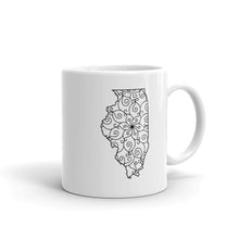 Load image into Gallery viewer, Illinois IL Mandala Mug