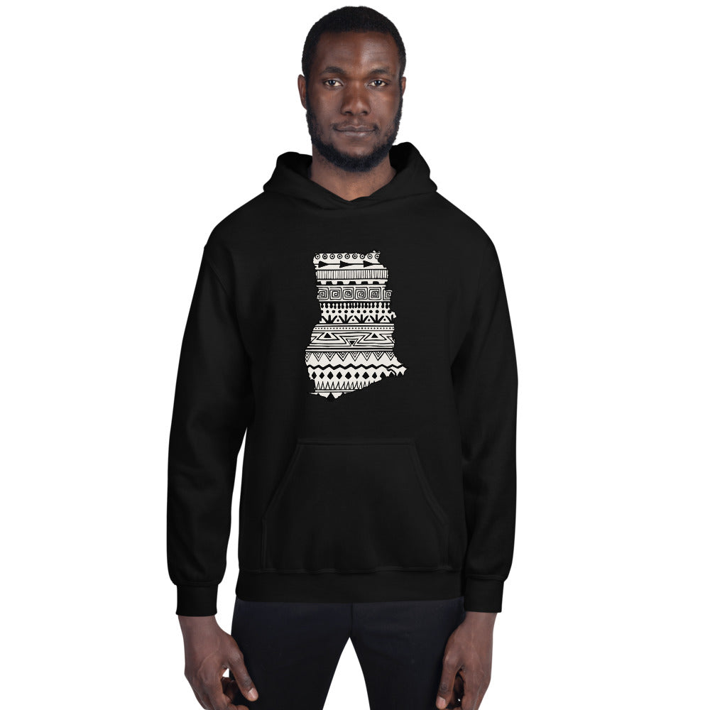 Ghana Map Unisex Hoodie Home Country Pride Gift