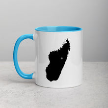 Load image into Gallery viewer, Madagascar Map Mug with Color Inside - 11 oz