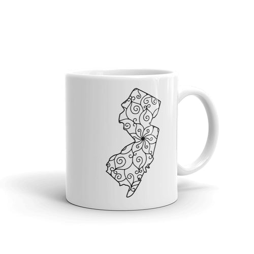 New Jersey NJ Mandala Mug