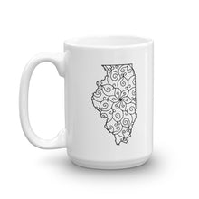 Load image into Gallery viewer, Illinois IL Mandala Mug
