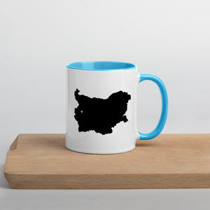Bulgaria Map Coffee Mug with Color Inside - 11 oz