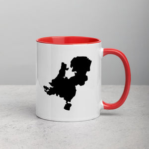 Netherlands Map Mug with Color Inside - 11 oz