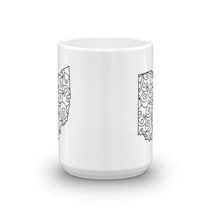 Ohio OH Mandala Mug