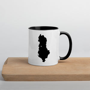 Albania Map Coffee Mug with Color Inside - 11 oz
