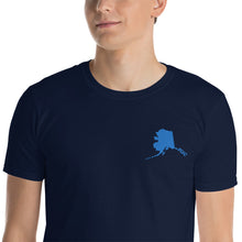 Load image into Gallery viewer, Alaska Unisex T-Shirt - Blue Embroidery
