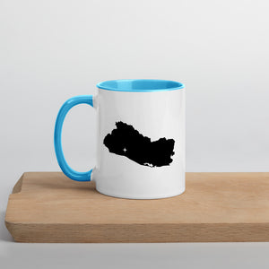 El Salvador Map Coffee Mug with Color Inside - 11 oz