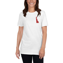 Load image into Gallery viewer, Delaware Unisex T-Shirt - Red Embroidery
