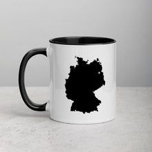 Load image into Gallery viewer, Germany Map Coffee Mug with Color Inside - 11 oz