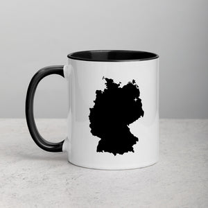Germany Map Coffee Mug with Color Inside - 11 oz