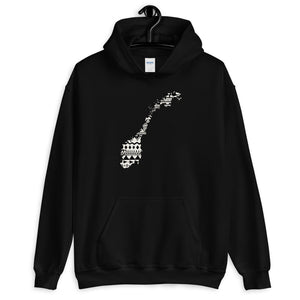 Norway Map Unisex Hoodie Home Country Pride Gift