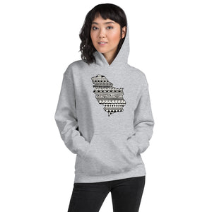 Serbia Map Unisex Hoodie Home Country Pride Gift