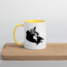 Load image into Gallery viewer, Canada Map Coffee Mug with Color Inside - 11 oz