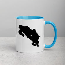 Load image into Gallery viewer, Costa Rica Map Mug with Color Inside - 11 oz