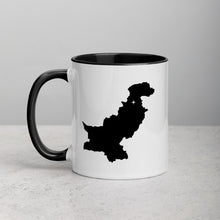 Load image into Gallery viewer, Pakistan Map Coffee Mug with Color Inside - 11 oz