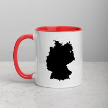 Load image into Gallery viewer, Germany Map Coffee Mug with Color Inside - 11 oz