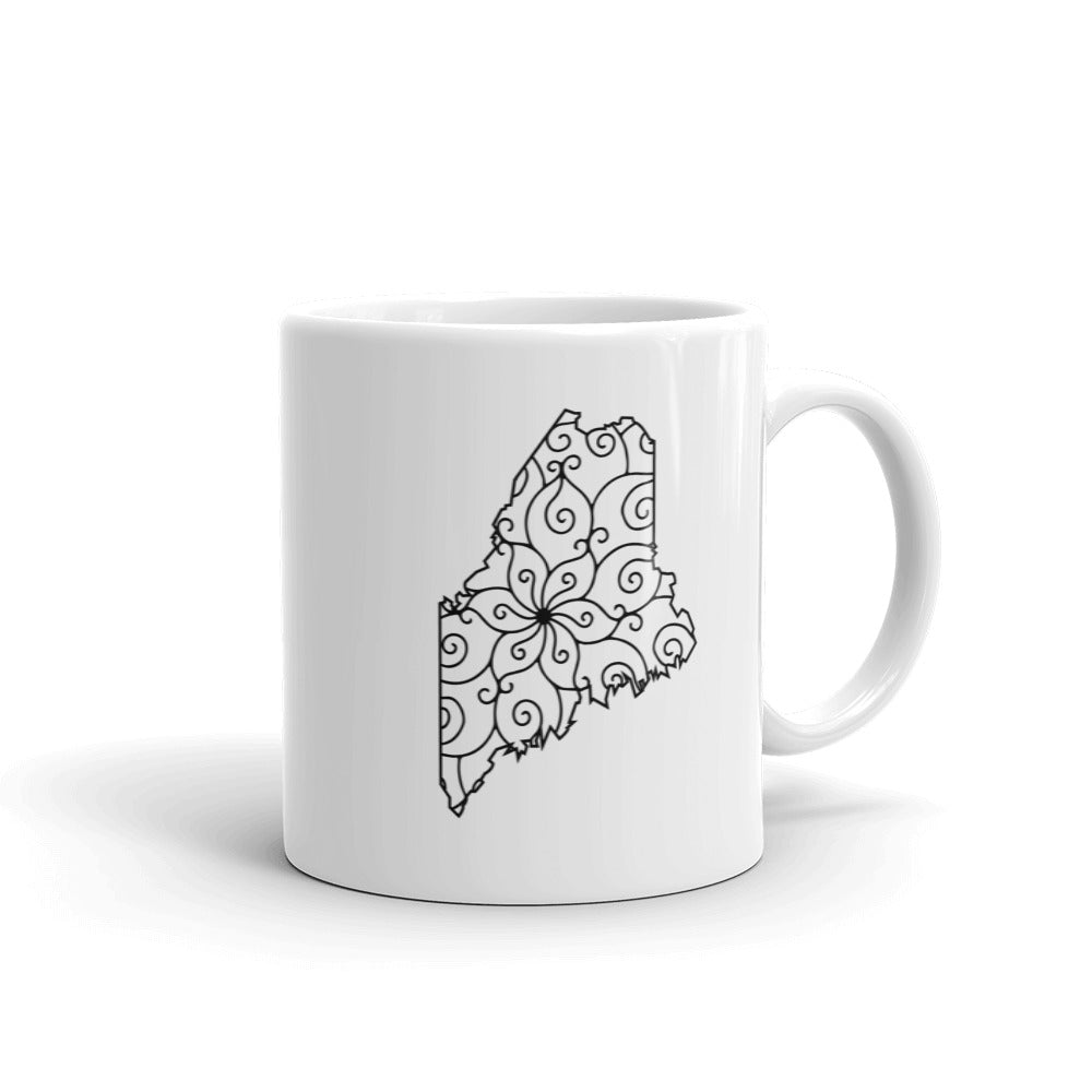 Maine ME Mandala Mug