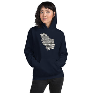 Serbia Map Unisex Hoodie Home Country Pride Gift