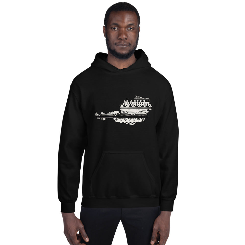 Austria Map Unisex Hoodie Home Country Pride Gift