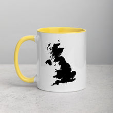 Load image into Gallery viewer, United Kingdom UK Map Mug with Color Inside - 11 oz