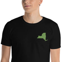 Load image into Gallery viewer, New York Unisex T-Shirt - Green Embroidery