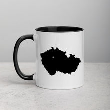 Load image into Gallery viewer, Czech Republic Map Mug with Color Inside - 11 oz