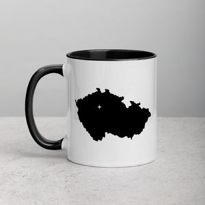Czech Republic Map Mug with Color Inside - 11 oz