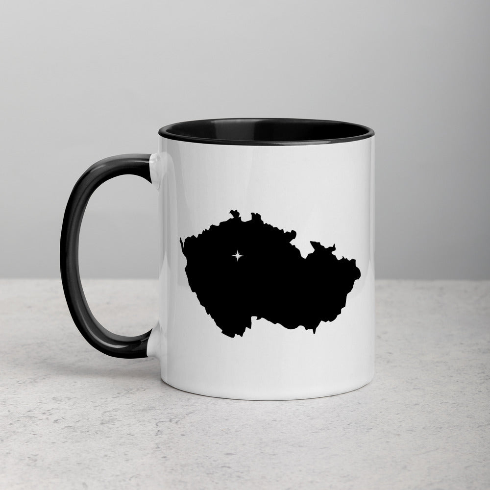 Czech Republic Map Mug with Color Inside - 11 oz
