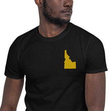 Load image into Gallery viewer, Idaho Unisex T-Shirt - Gold Embroidery