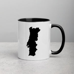 Portugal Coffee Mug with Color Inside - 11 oz