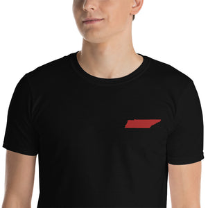Tennessee Unisex T-Shirt - Red Embroidery