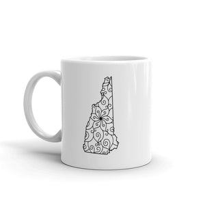 New Hampshire NH Mandala Mug