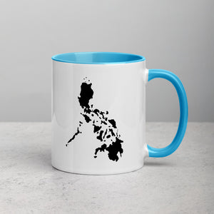 Philippines Map Mug with Color Inside - 11 oz