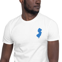 Load image into Gallery viewer, New Jersey Unisex T-Shirt - Blue Embroidery