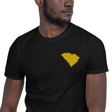 Load image into Gallery viewer, South Carolina Unisex T-Shirt - Gold Embroidery
