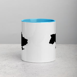 Ukraine Map Coffee Mug with Color Inside - 11 oz