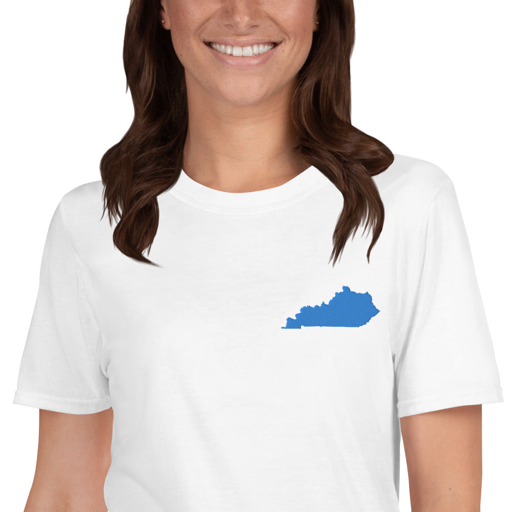 Kentucky Unisex T-Shirt - Blue Embroidery