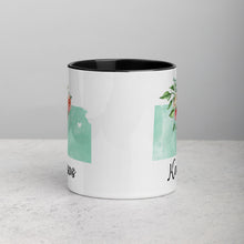 Load image into Gallery viewer, Kansas KS Map Floral Mug - 11 oz