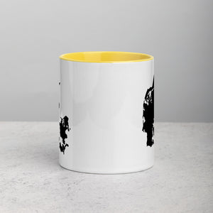 Denmark Map Coffee Mug with Color Inside - 11 oz