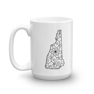 New Hampshire NH Mandala Mug