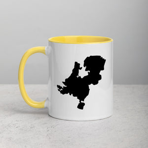 Netherlands Map Mug with Color Inside - 11 oz