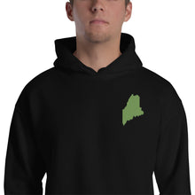 Load image into Gallery viewer, Maine Embroidered Unisex Hoodie - Green