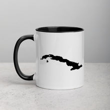Load image into Gallery viewer, Cuba Map Coffee Mug with Color Inside - 11 oz