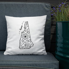 Load image into Gallery viewer, New Hampshire NH State Map Premium Pillow